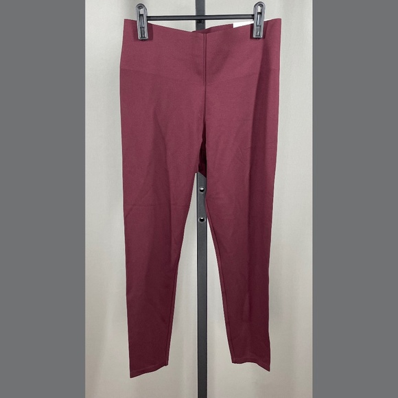 NEW Loft Pants Womens Small petite red skinny leggings preppy casual classic - Picture 1 of 9